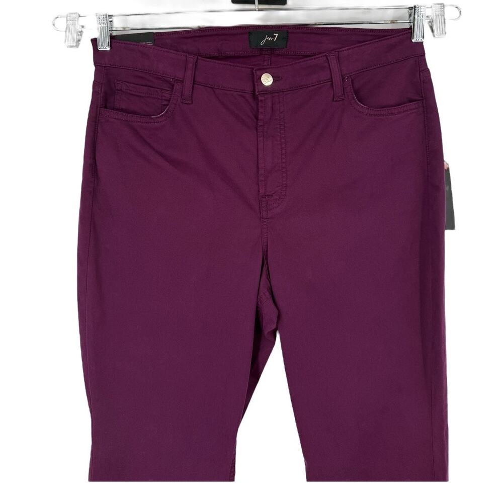 Jen7 Jeans straight leg denim purple size 16 - Picture 4 of 10